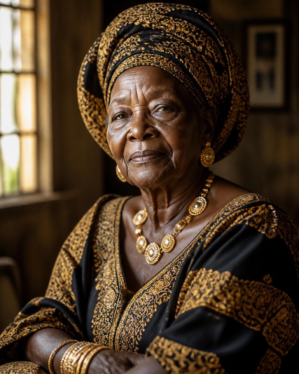 Elder South African matriarch portrait